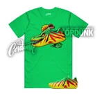 Ja 3 Explorer Green Spark Black University Red Dynamic Yellow Shirt DINOSNKR
