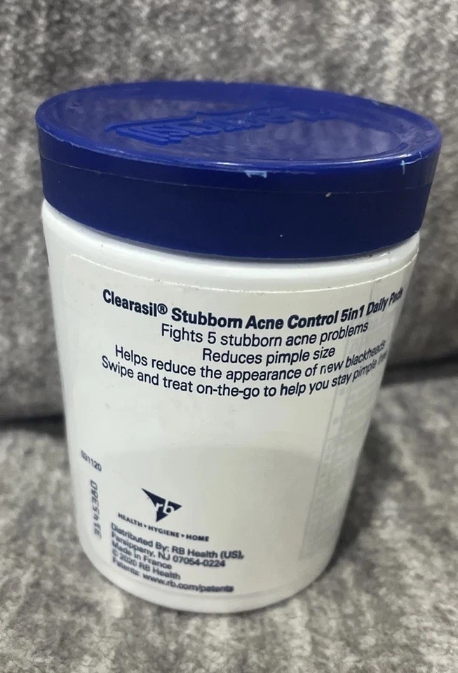 Clearasil Fight 5顽固痤疮控制合1个日常垫痤疮 ~ 4包 — 第 4/4 张图片