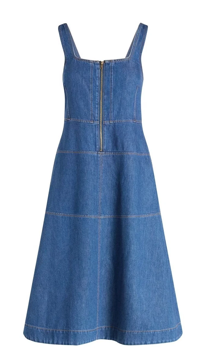 ebay ladies denim dresses Ladies Blue Denim Dress by Universal Thread size XS