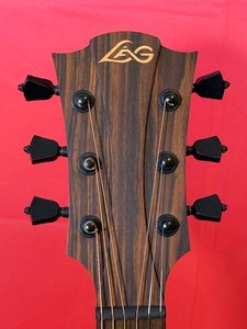 LAG Tramontane Parlor T270PE •GREAT SOUND•Bridge+Body P/U Upgraded•FREE SHIPPING
