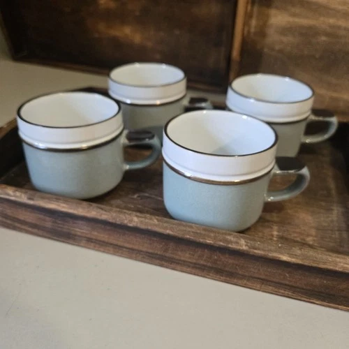 Denby Mugs Romance VTG Coffee Tea Cups England Discontinued