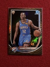 2025-26 Thomas Sorber Bowman Chrome Reptilian Refractor RC #BCV-15 Rookie SP