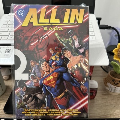 DC All In Saga Graphic Novel Signed By Scott Snyder
