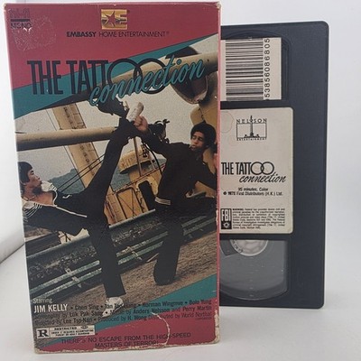 The Tattoo Connection VHS Tape 1985 Bolo Yeung Jim Kelly - Kung Fu Martial Arts