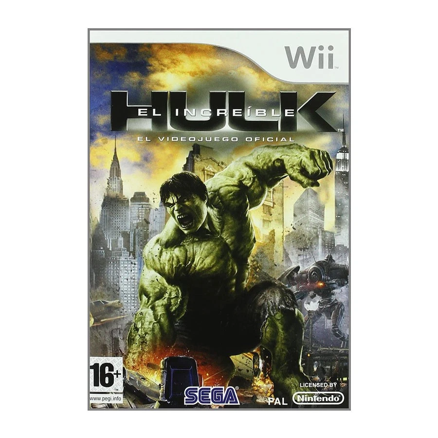 EL INCREIBLE HULK DE EDGE OF REALITY - SEGA PARA LA NINTENDO WII EN BUEN ESTADO