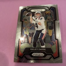 BAILEY ZAPPE #200 2023 PANINI PRIZM PATRIOTS SILVER/MINT