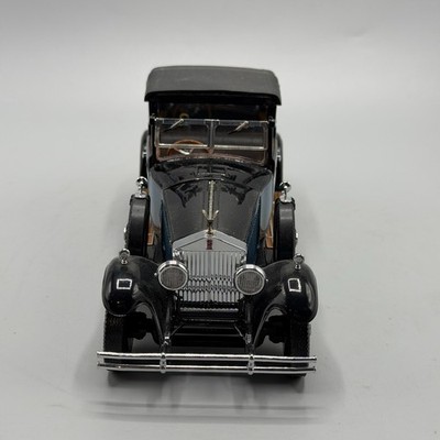 Franklin Mint 1929 Rolls Royce Phantom 1 Black Blue 1/24 Scale