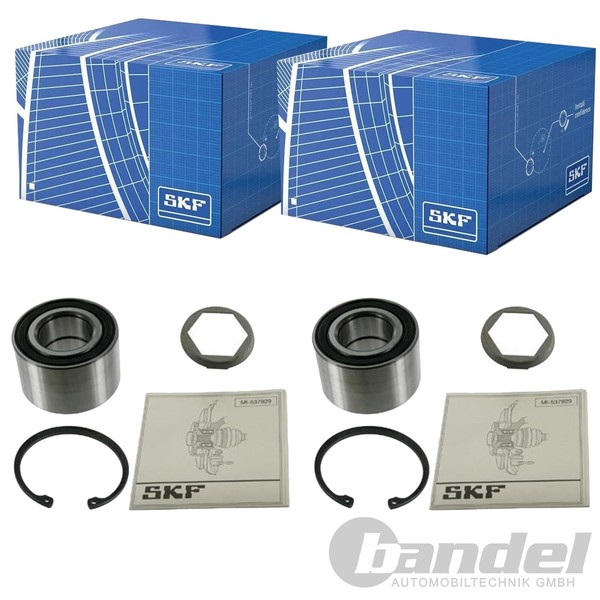 2X SKF RADLAGER-SATZ Hinten Passend FÜR Opel Calibra Omega Senator Vectra-image