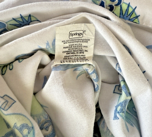 Springs Cotton Blend TEEN Standard Pillowcase _ Tattoo Crazy 8 Lucky 7 Forever - 第 3/3 張圖片