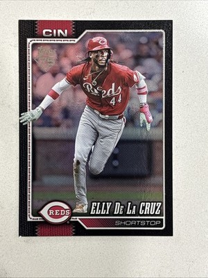 2026 Elly De La Cruz Black Rainbow Foil /10 - Topps Series One - Reds