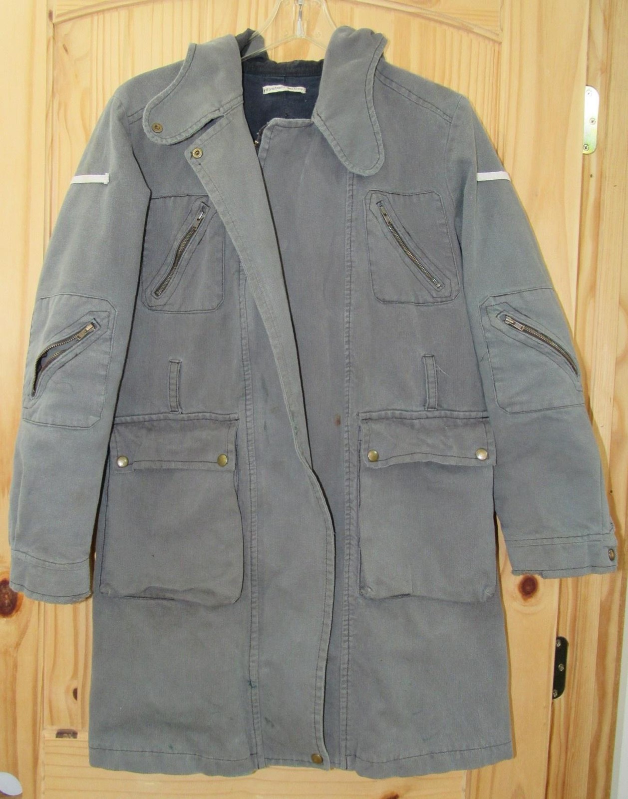 System Action Jacket Womens Medium Gray Hooded Pa… - image 1