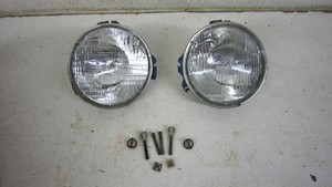 73-80 Chevy GMC Truck Headlight Assemblies 7” Round Pair OEM GM Set#1