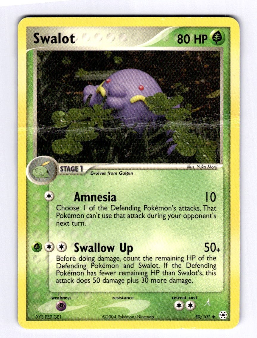 Swalot Hidden Legends #50 (2004) Uncommon HP Pokemon