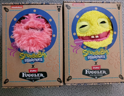 SET OF 2 x Fuggler SpongeBob Square Pants & Patrick Star Nickelodeon BN MIB  