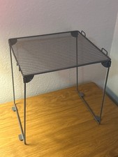 2 Gray Locker Organizer/Storage Shelves With Mesh Tops