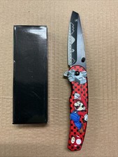 Mario Spring Assisted Open Pocket Knife