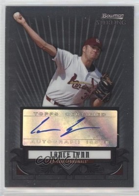 2008 Bowman Sterling Prospects Lance Lynn #BSP-LL Auto 05u8