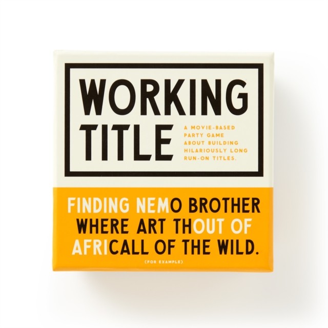 Working Title Game by Brass Monkey (Game)