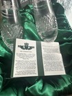 GALWAY OLD CLADDAGH CHAMPAGNE FLUTE, Etched & Cut Lead Crystal, 8", IRELAND — photo 4