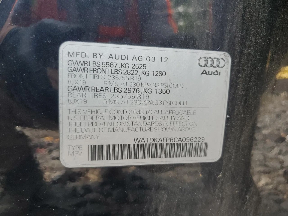 Used Automatic Transmission Shift Lever Assembly fits: 2012 Audi Q5  Grade A - Imagem 2 de 4