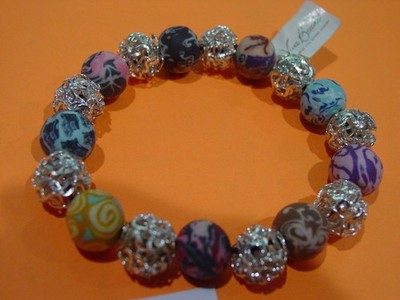 NWT Viva Beads  Bracelet Strech Braclet Festival