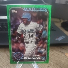 2024 Topps Series 1 Baseball - Bryan De La Cruz Green Foil 152/499 #215