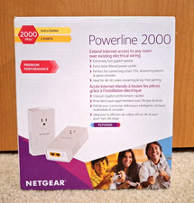 NETGEAR PLP2000 Kit Adattatore Powerline 2000Mbps - Confezione da 2