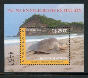 NICARAGUA MH S/S Minisheet Selections: Scott #2464 Reptiles Turtles CV$4+