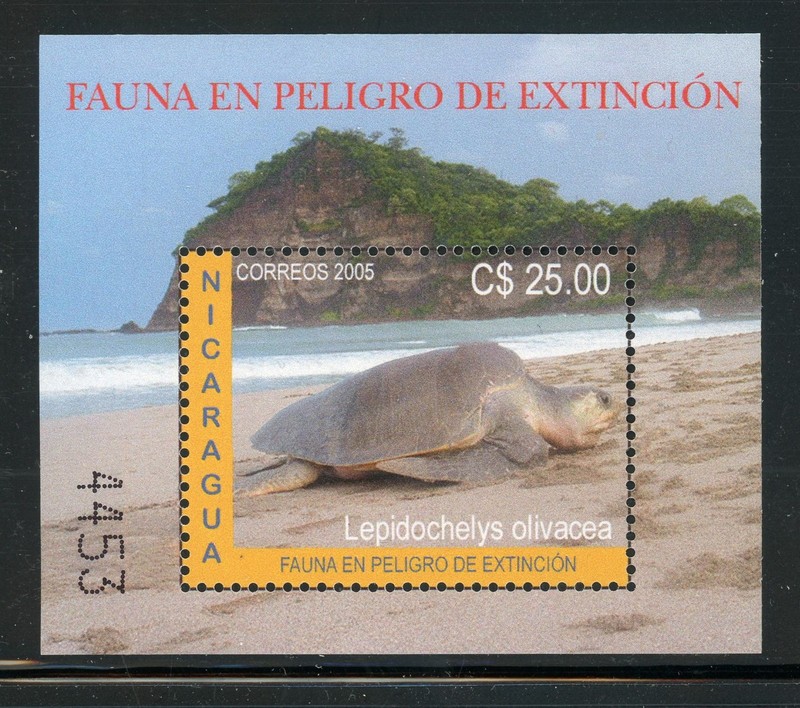 NICARAGUA MH S/S Minisheet Selections: Scott #2464 Reptiles Turtles CV$4+