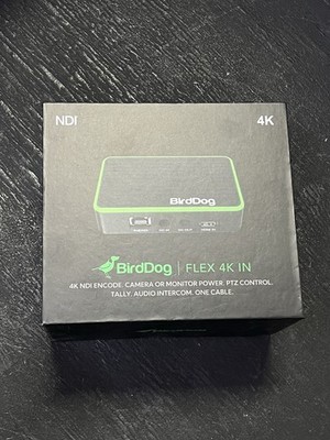 BirdDog Flex 4K IN NDI Encoder- CAMERA/MONITOR POWER- PTZ CONTROL