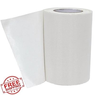 Autrends White 6''x96' Tent RV Awning Repair Tape Waterproof Adhesive
