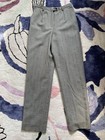 Pendleton 100% virgin wool glen plaid trousers black grey women's size 4 — photo 1