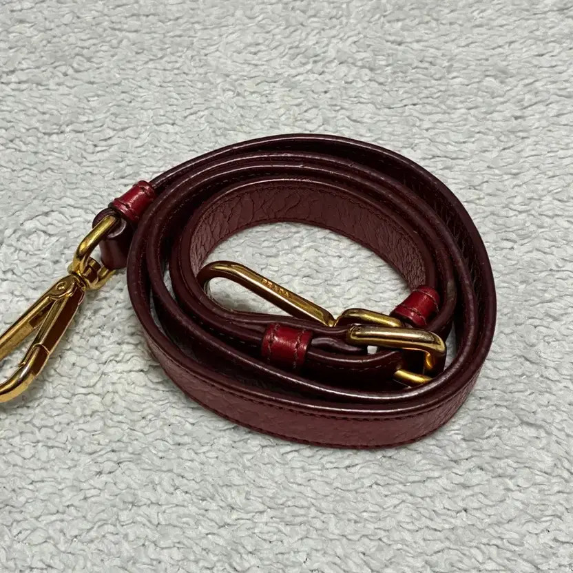 Prada Red Vitello Shine Tote/Shoulder Bag - Lightly Used thumbnail 4