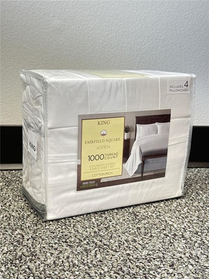 #ad #^ Fairfield Square Luxurious Sateen 6PC Sheet Set 1000 Thread Count Size King $71.99