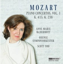Anne-Marie McDermot: Mozart: Piano Concertos Vol. 1 MUSIC AUDIO CD classical NEW