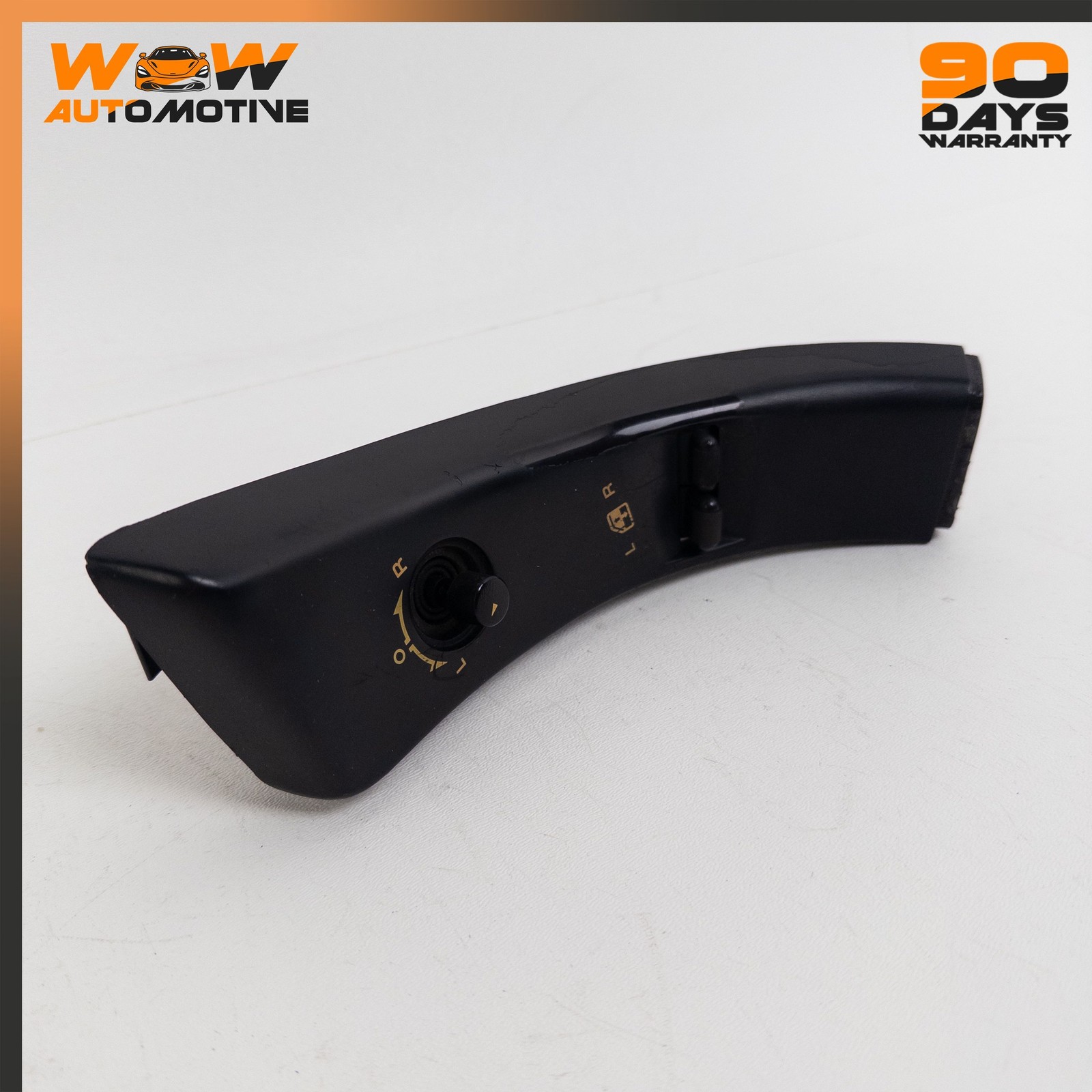 90-93 CHEVROLET CORVETTE C4 LEFT DRIVER SIDE DOOR HANDLE BEZEL TRIM RED OEM