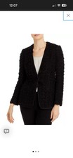 Kobi Halperin Blair Tweed Black Jacket XL New with Tags