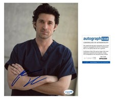 Patrick Dempsey "Grey's Anatomy" AUTOGRAPH Signed 'Derek' 8x10 Photo C ACOA