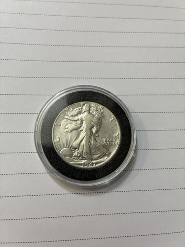 USA Silver Walking Liberty Half Dollar 1947-D Very Fine Coin