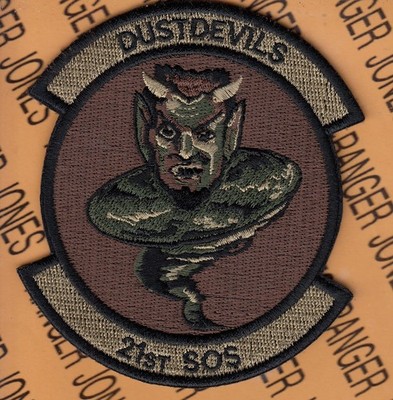 USAF Air Force AFSOC 20th Special Operations Sq ~4'' OCP No HOOK patch c/e B
