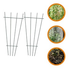 2 Pcs Treillage Décoratif Treillis Jardin En Fer De Plantes Végétal