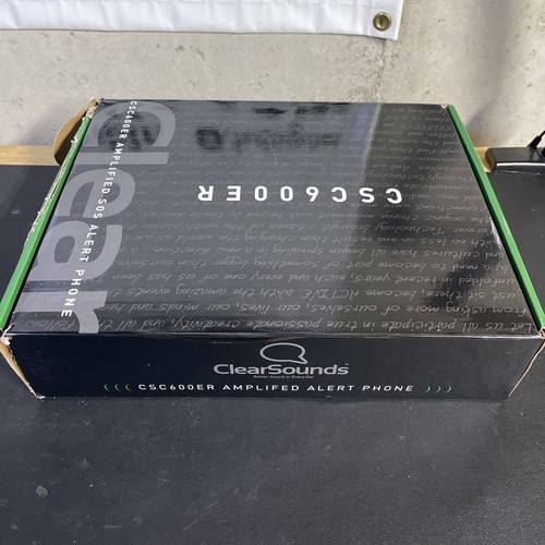 ClearSounds Wzmocniony telefon przewodowy SOS CSC600ERSOS Telefon alarmowy SZYBKA WYSYŁKA USA - Zdjęcie 21 z 22