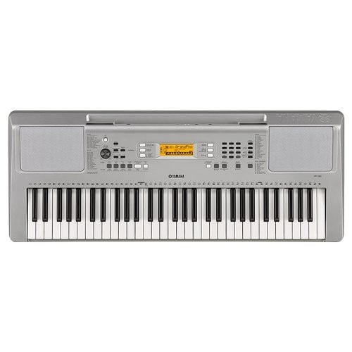 Teclado Musical Portátil Yamaha YPT 360, Plateado