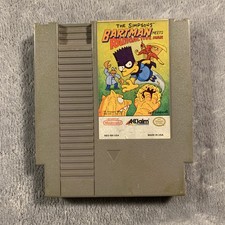 The Simpsons Bartman Meets Radioactive Man Nintendo NES, Rare