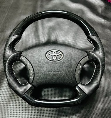 TOYOTA PRADO 120 SERIES Piano Black STEERING WHEEL FOR TOYOTA PRADO (2002-2009)
