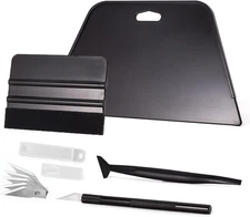 Wallpaper Tool Kit for Peel & Stick Vinyl, with Squeegees, Scraper & Craft Knife