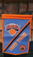 New York KNICKS NBA mancave felt banner