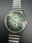 Vintage 1976 Seiko Type II (0903-8140) Quartz Men's Watch - Fully Serviced Green