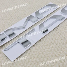 3D Raised Tailgate Insert Letters For 2016-2023 Tacoma Chrome Emblem ABS plastic