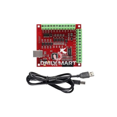 New In Box RATTMMOTOR USB Mach3 3-axis/4-axis CNC Breakout Board